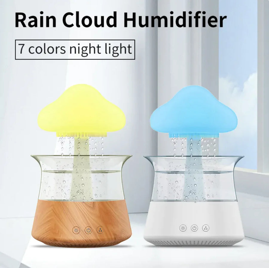 Cloud & Mushroom LED Aroma Diffuser Humidifier Multicolor