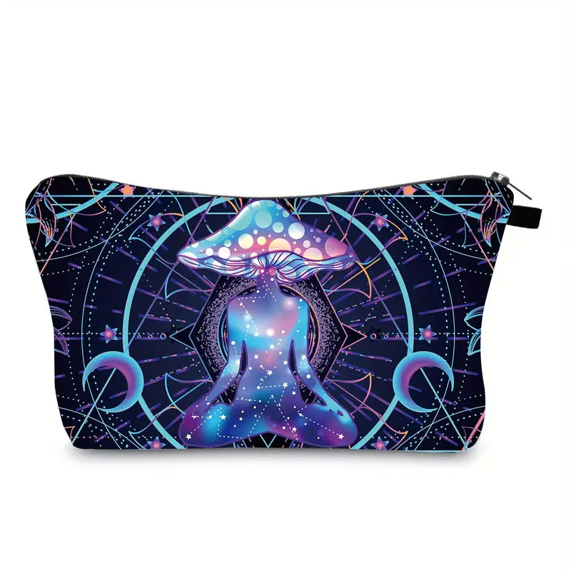 Waterproof Fashion Mushroom Cosmetic Bag for Travel