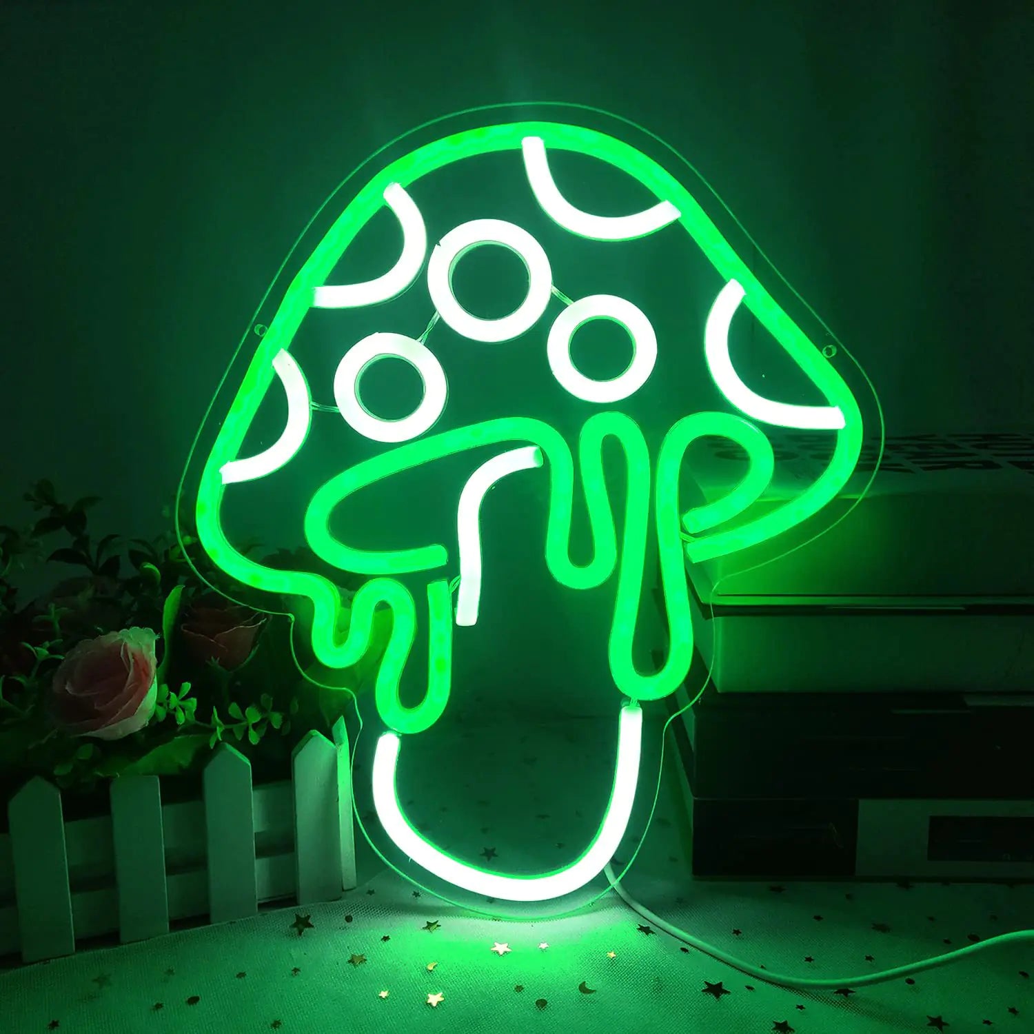 Neon Mushroom Sign for Bar Party Atmosphere Decor