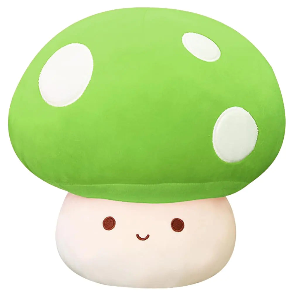 Colorful Mushroom Plush Pillow - Soft
