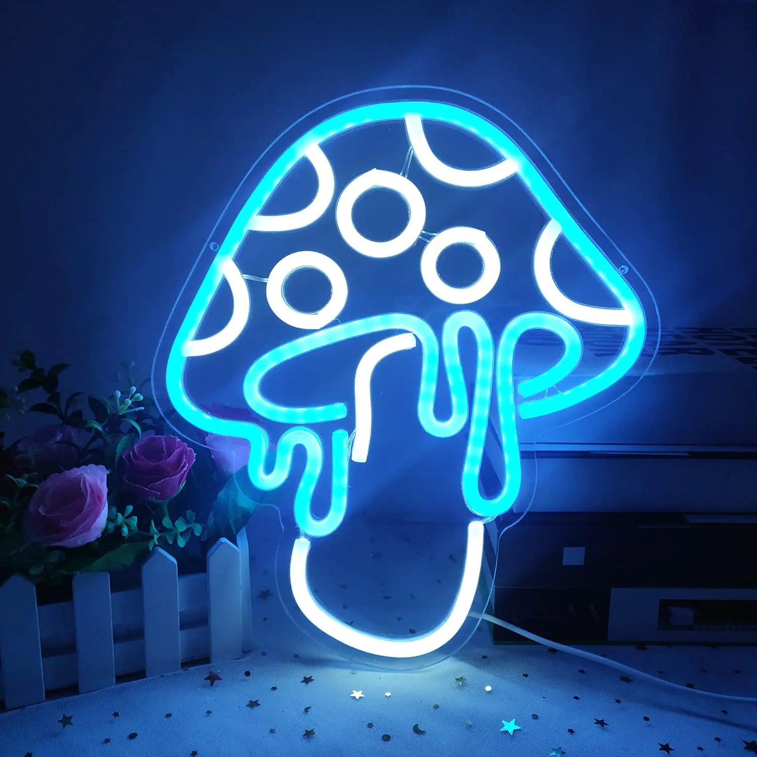 Neon Mushroom Sign for Bar Party Atmosphere Decor