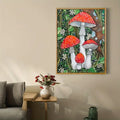 Red Mushroom DIY Diamond Painting Set for Home Decor