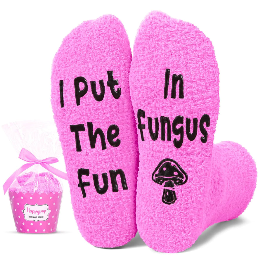 Mushroom Socks for Women – Cute Gift for Nature & Plant Lovers